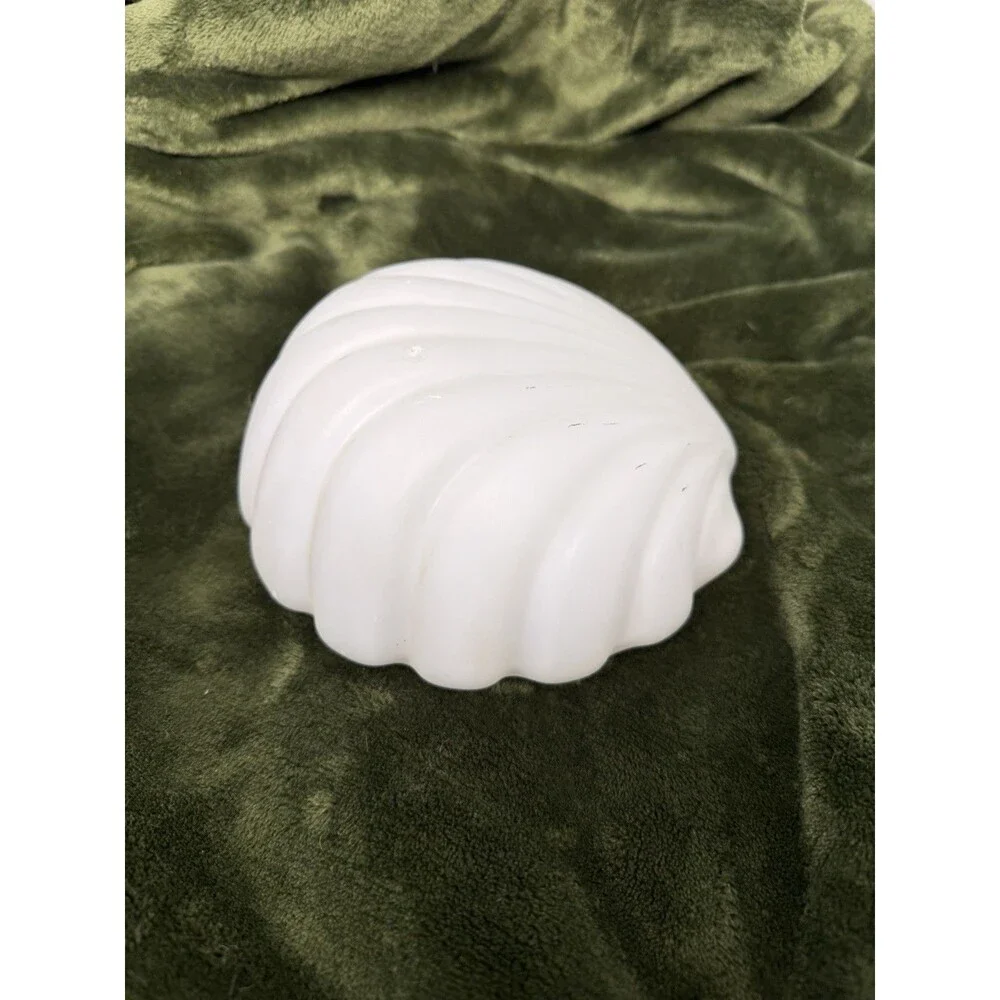 ART DECO FROSTED GLASS SLIP SHADE FOR SCONCE LIGHT SEASHELL Ocean Globe Only